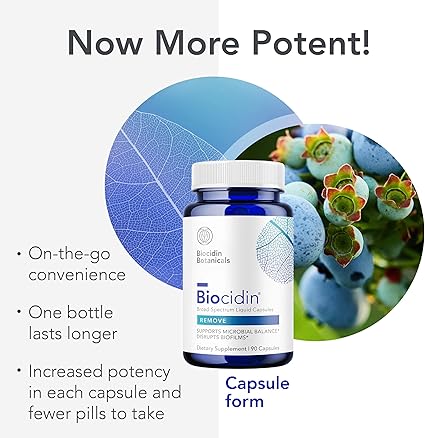 Biocidin Capsules – Gut Cleanse & Immune Support DIAGNOSIS Supplement with Biofilm Disruptor – Promotes Digestive Health & Microbial Balance – 18 Botanical Blend – 90 Vegan Capsules DIAGNOSIS